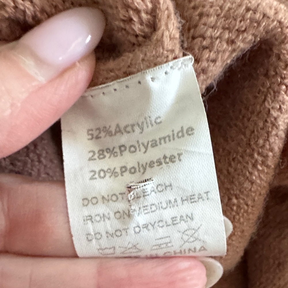 SHEIN Warm Brown Turtleneck Sweater - Picture 5 of 6